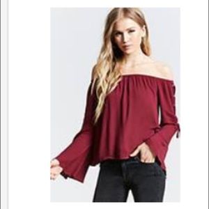 Forever 21 maroon top